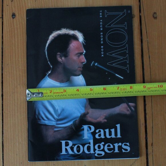 Vintage Paul Rodgers 1997 "Now" the Tour Song Book - Picture 5 of 5